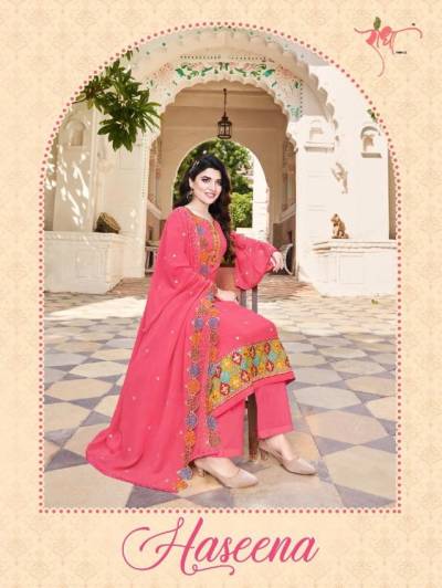 Haseena By Radha Trend Embroidered Salwar Kameez Collection